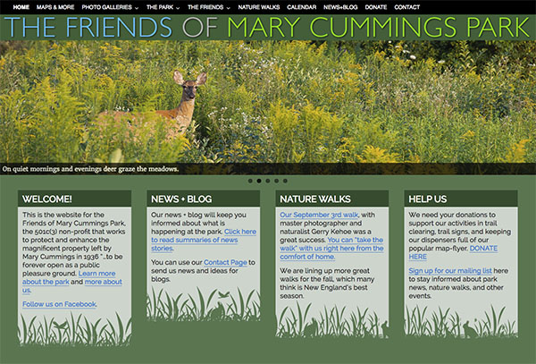 Mary Cummings Park Peaks Research